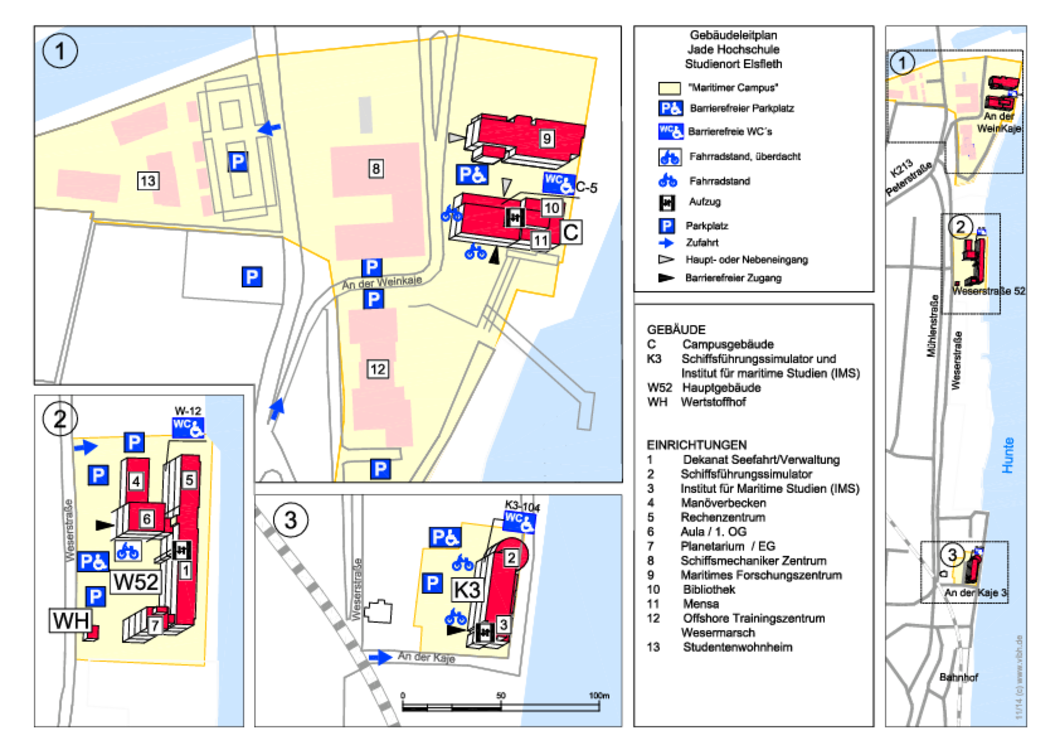 Campus map Elsfleth