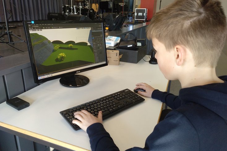 Angebot „Virtuelle Welten gestalten“ am Campus Wilhelmshaven (Foto: Sylvia Noll/Jade HS)