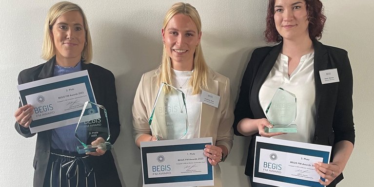 Gewinnerinnen des BEGIS Awards, Mitte Elena Ernstorfer (Foto: M&P BEGIS GmbH)
