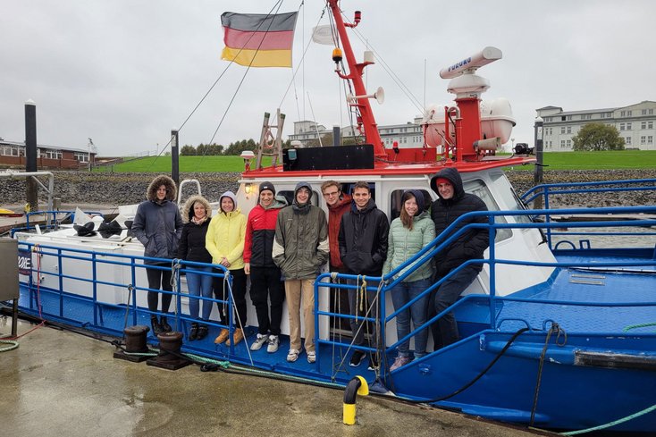 Exkursion zum Thema See- und Ingenieurvermessung bei der GEO Group GmbH (Foto: Robin Labott)