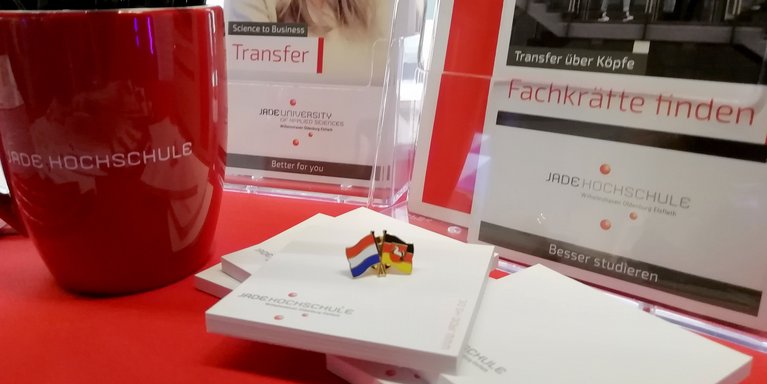 Jade Hochschule präsentiert sich auf Business-Messe „Promotiedagen“ in Groningen (Foto: Jade HS)