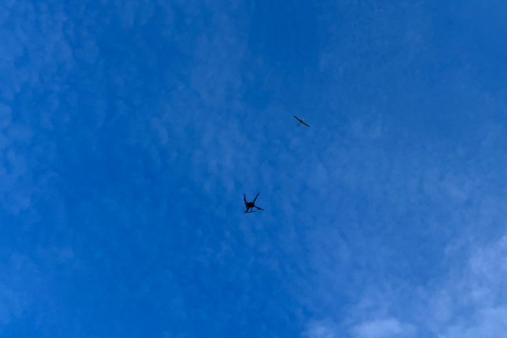 Die Flugzeugaufnahmen in 150 bis 1200 Metern Höhe wurden mit Drohnenaufnahmen zwischen 12,5 Metern und 100 Metern Höhe ergänzt. (Foto: Gizem Bolut/everwave GmbH)