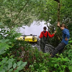 Hydrographische Erfassung der Ahlhorner Fischteiche