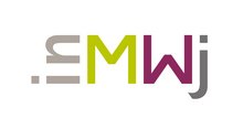 Logo des Instituts für Medienwirtschaft und Journalismus in den Farben grau, grün und violett