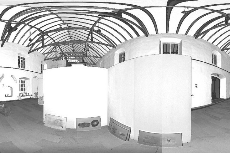 Laserscanner-Intensitätsbild der Kunsthalle