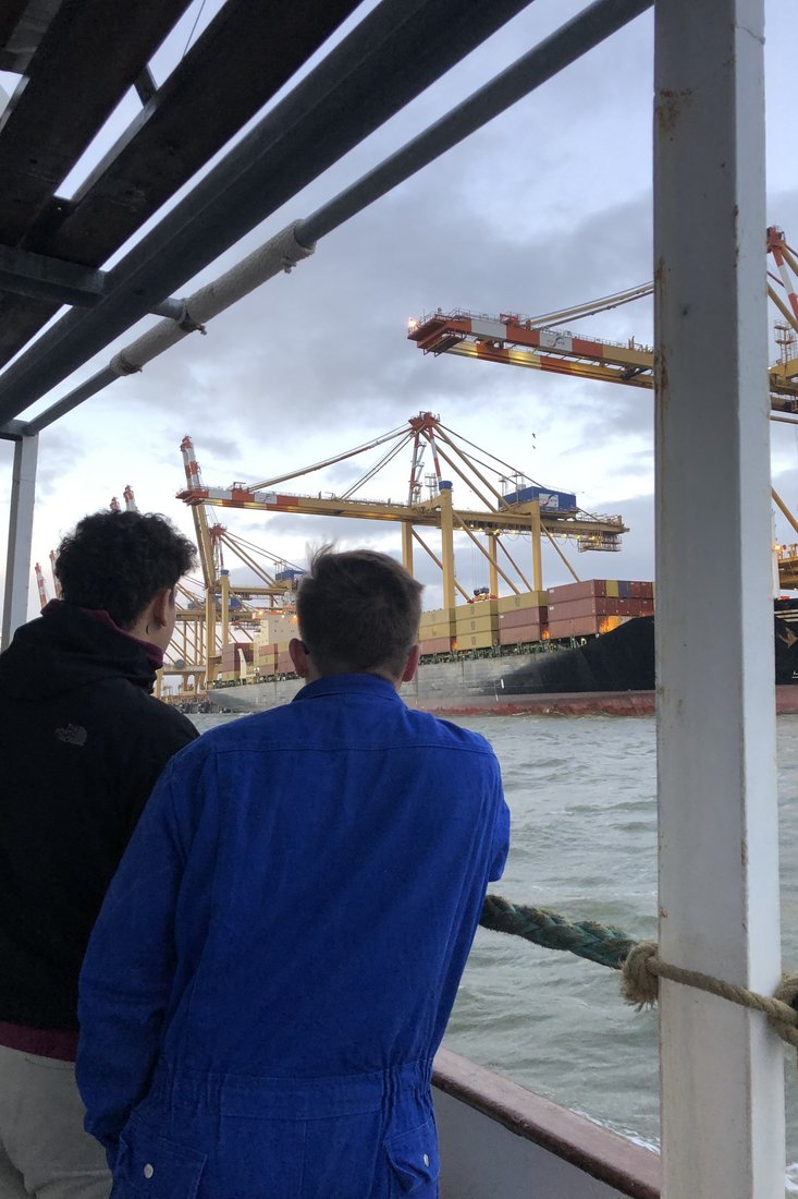 Blick auf den Containerhafen in Bremen (Bild: Jade HS/Tina Krentz)