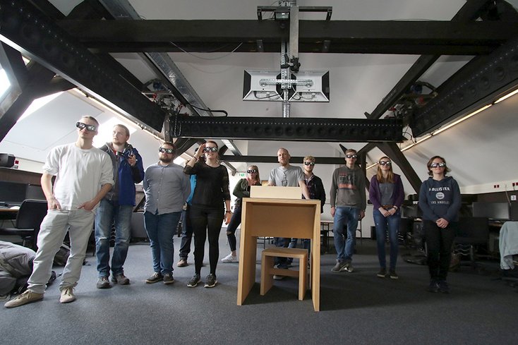 Im Labor für Virtuelle Welten der Jade Hochschule Foto: Jade Hochschule