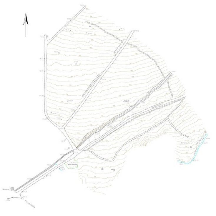 Höhenlinienplan 1:1000