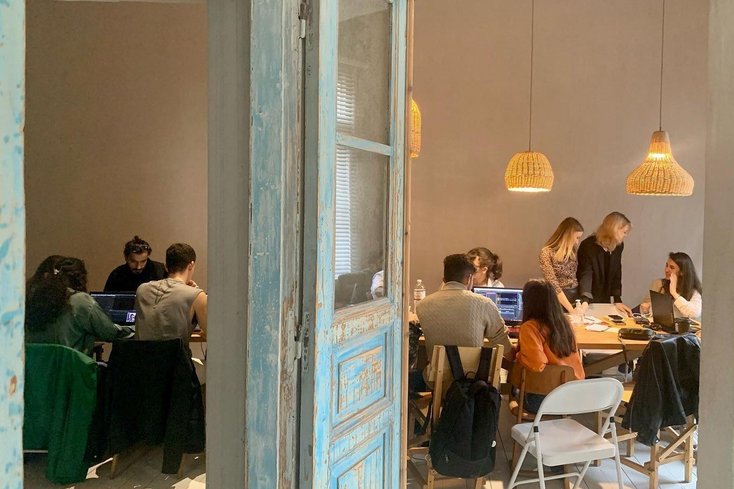 Im „Ypsilon“ haben die Studierenden während des Workshops zusammengearbeitet.