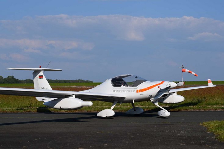Das Forschungsflugzeug JadeOne (Foto: Jade HS)