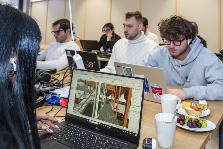 Teamwork im Planungswettbewerb (Foto: Ireneusz Czmoch / Politechnika Warszawska)