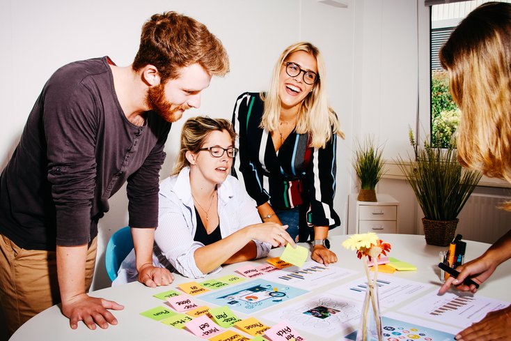 Gemeinsam kreative Ideen zu entwickeln und deren Umsetzung systematisch zu planen, ist Teil des Zertifikatsprogrammes. (Foto: Jennifer Dodoo-Brunmaier)
