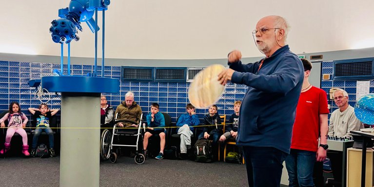 Einführung in die Planeten unseres Sonnensystems von Prof. Dr. Andreas Stern. (Foto: Jade HS)
