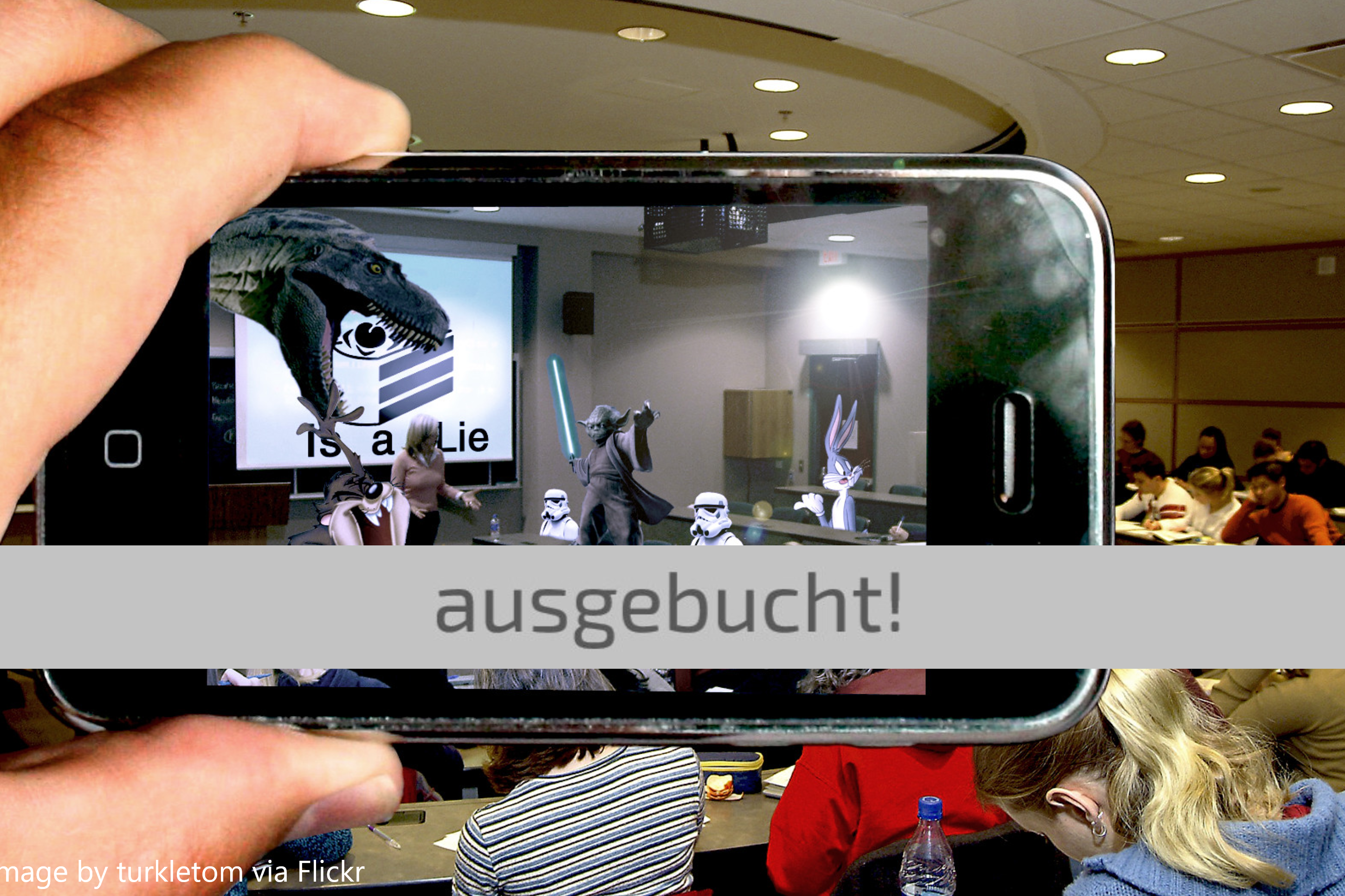 Bild: Handy mit Augmented Reality