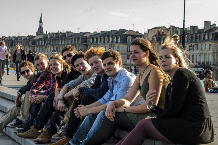 Studierende der Jade Hochschule in Bordeaux (Foto: Jade HS)