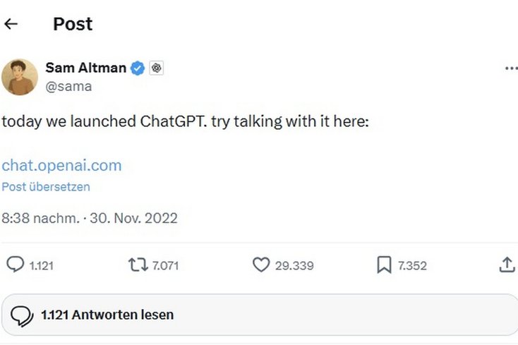 (Bild: X/Sam Altman)