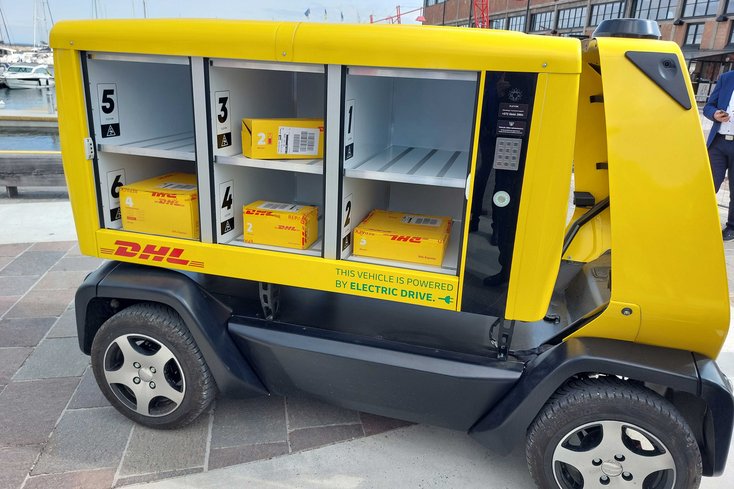 Neuentwicklung: Ein fahrerloses Lieferfahrzeug (Foto: Jade HS)