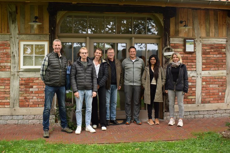 Die Projektpartner der Jade Hochschule, der Hochschule Salzburg (Österreich) und der Hochschule Karelia (Finnland). ( Foto: Fa. bsw, Melius)