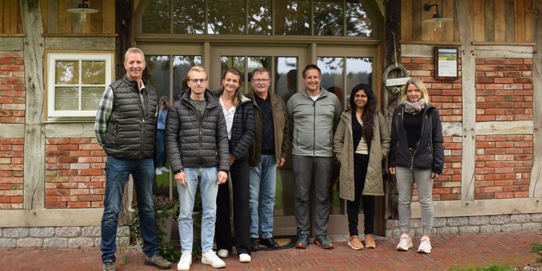 Die Projektpartner der Jade Hochschule, der Hochschule Salzburg (Österreich) und der Hochschule Karelia (Finnland). ( Foto: Fa. bsw, Melius)