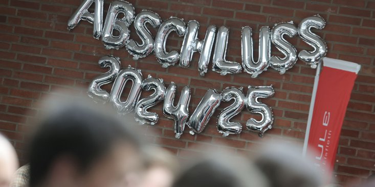 Ballons mit Schriftzug Abschluss 2024/25