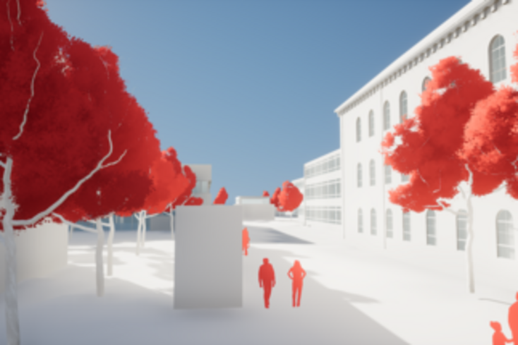 Visualisierung Hochschulgebäude Campus Oldenburg