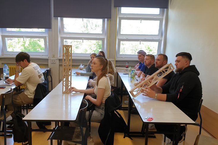 Vorträge, Workshops und Laborführungen: Für die Studierenden im Studiengang Bauingenieurwesen wurde ein vielfältiges Programm auf die Beine gestellt. (Foto: Jade HS/ Iris Reuther)