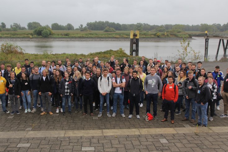 Die Studienanfänger_innen am Campus Elsfleth.