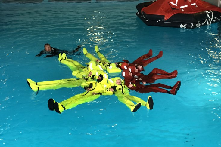 Trainingsbecken des Maritimen Kompetenzzentrums