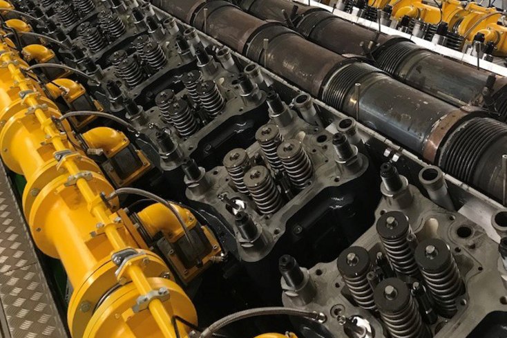 Im Zukunftsfeld Energie erforschen Wissenschaftler derzeit die Möglichkeiten des Einsatzes von Wasserstoff als klimaneutrales Antriebsmittel von Motoren. (Foto: Jade HS)