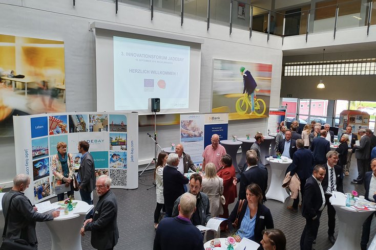 Das Innovationsforum fand zum dritten Mal an der Jade HS am Campus Wilhelmshaven statt. (Foto: Jade Bay)