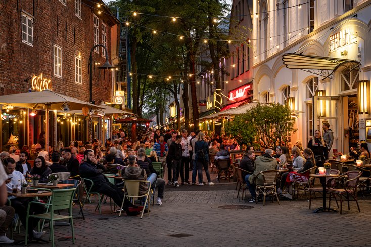 Die Wallstraße in der Oldenburger Innenstadt