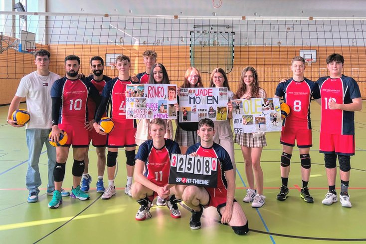 Die Volleryballer_innen der Jade Hochschule (Foto: privat)