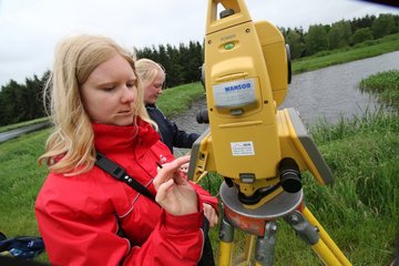 Tachymeter zur topographischen Aufnahme