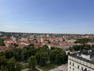 Ausblick über die Altstadt von Vilnius, UNESCO Weltkulturerbe (Foto: privat)