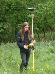 Topographische Geländeaufnahme mittels GNSS