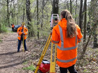Topographische Erfassung der Umgebung der Ahlhorner Fischteiche