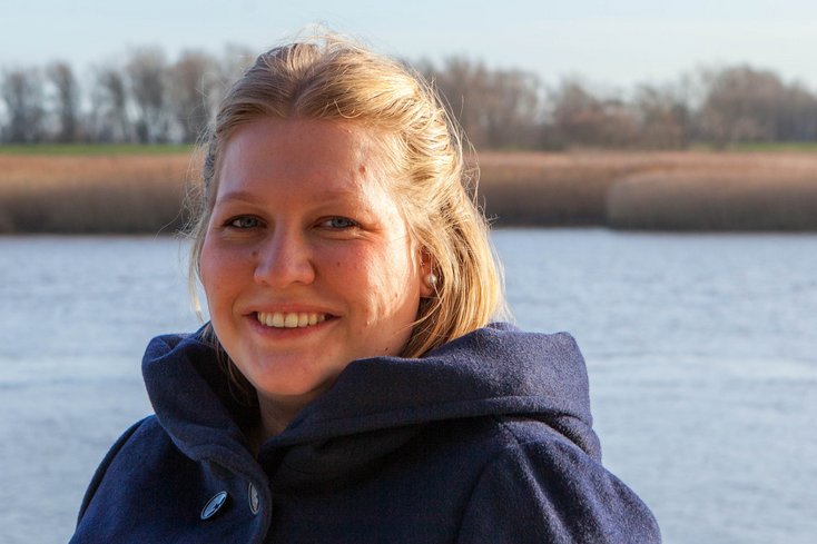 Cynthia Wolter, AStA-Vorsitzende und Nautik-Studentin am Campus Elsfleth. Foto: Curt Mühe