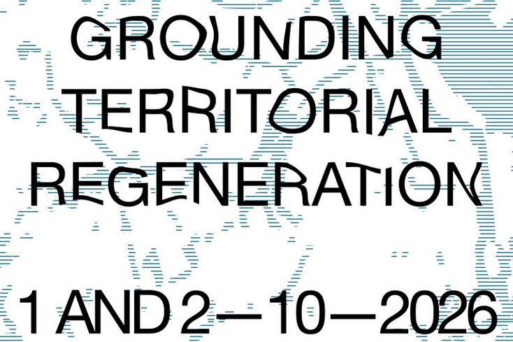 Ein Poster zur Ankündigung des Symposiums Grounding Territorial Regeneration