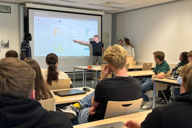Projektarbeit zum Thema Process Mining (Foto: Jade HS)