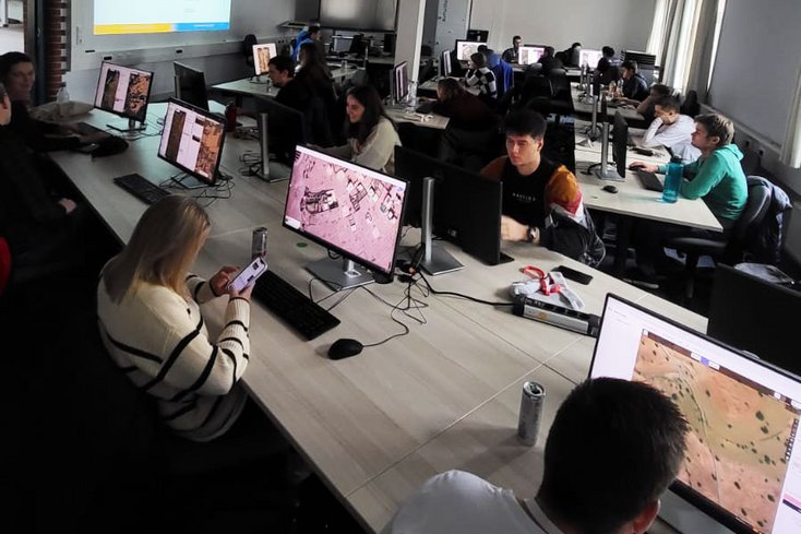 Karten für die humanitäre Hilfe wurden beim Mapathon erstellt (Foto: Nicole Habersack)