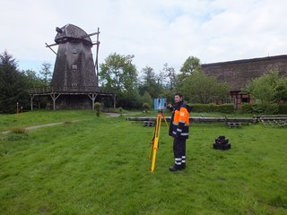 Laserscanningaufnahme der Umgebung