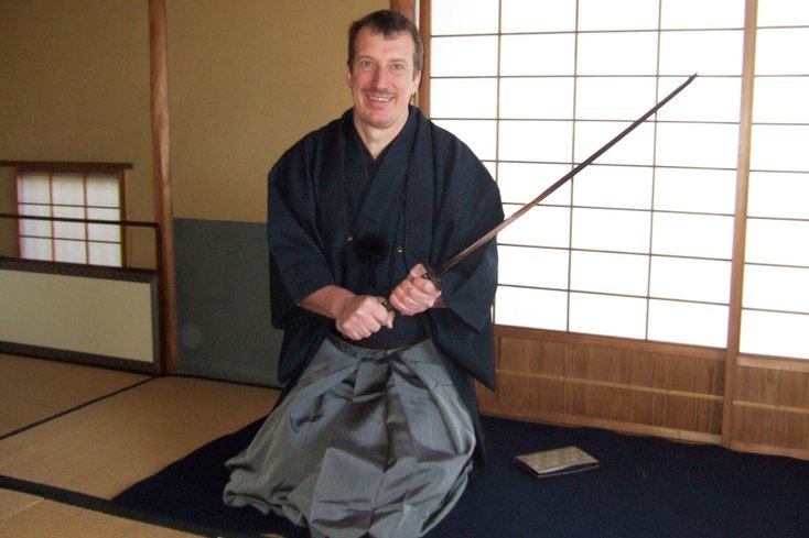 In einer feierlichen Zeremonie wurde Prof. Dr. Peter Wack auf Vorschlag der japanischen Kollegen zum Ehrenshogun ernannt. Foto: privat