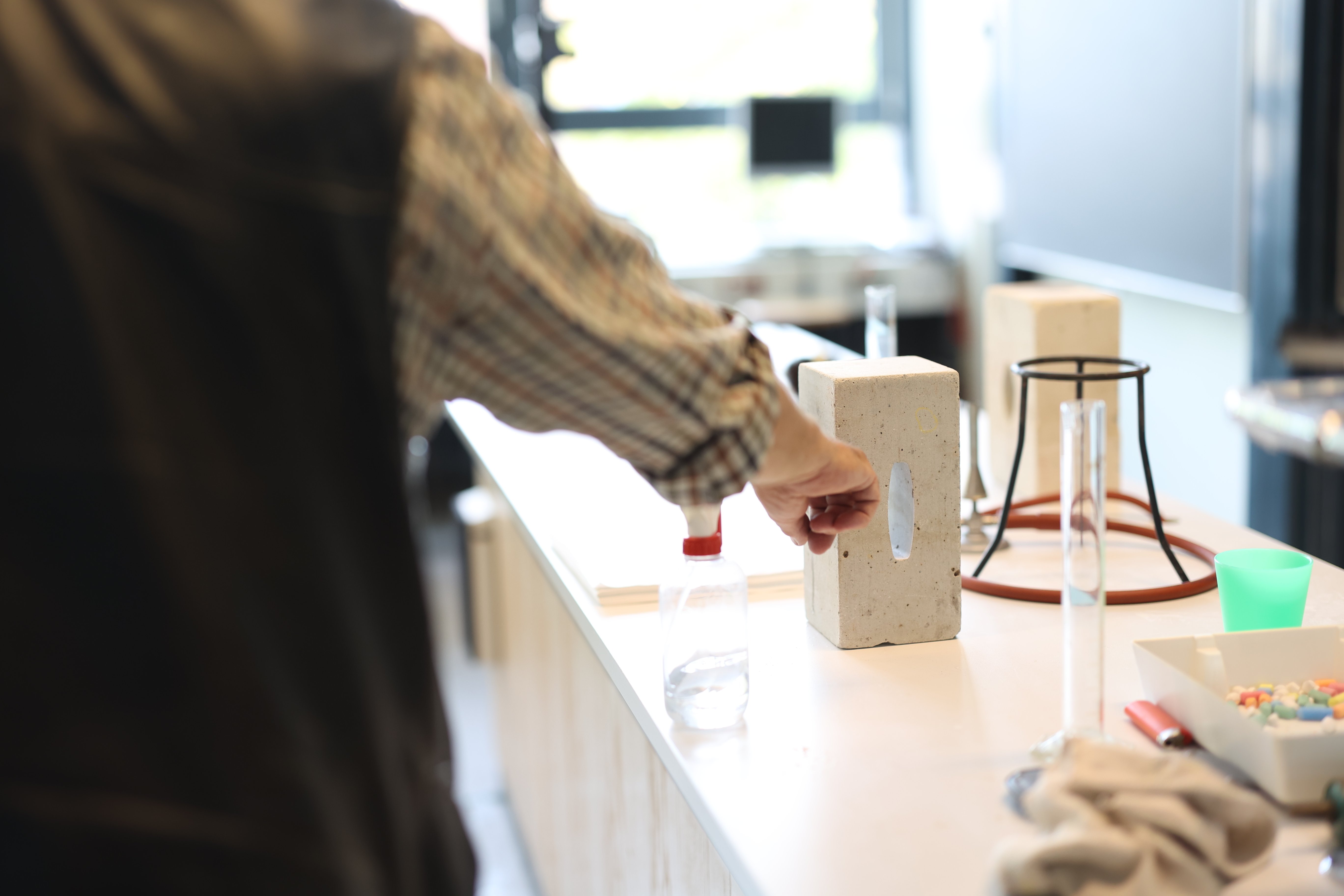 Versuchsaufbau Bauphysik