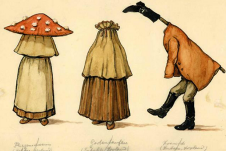 Ķekatas, ist eine alte lettische Tradition und wird im Zeitraum von November (Martinstag) bis Anfang Februar (Metenifest) ausgeübt. (Foto: (Latvijas Institūts)