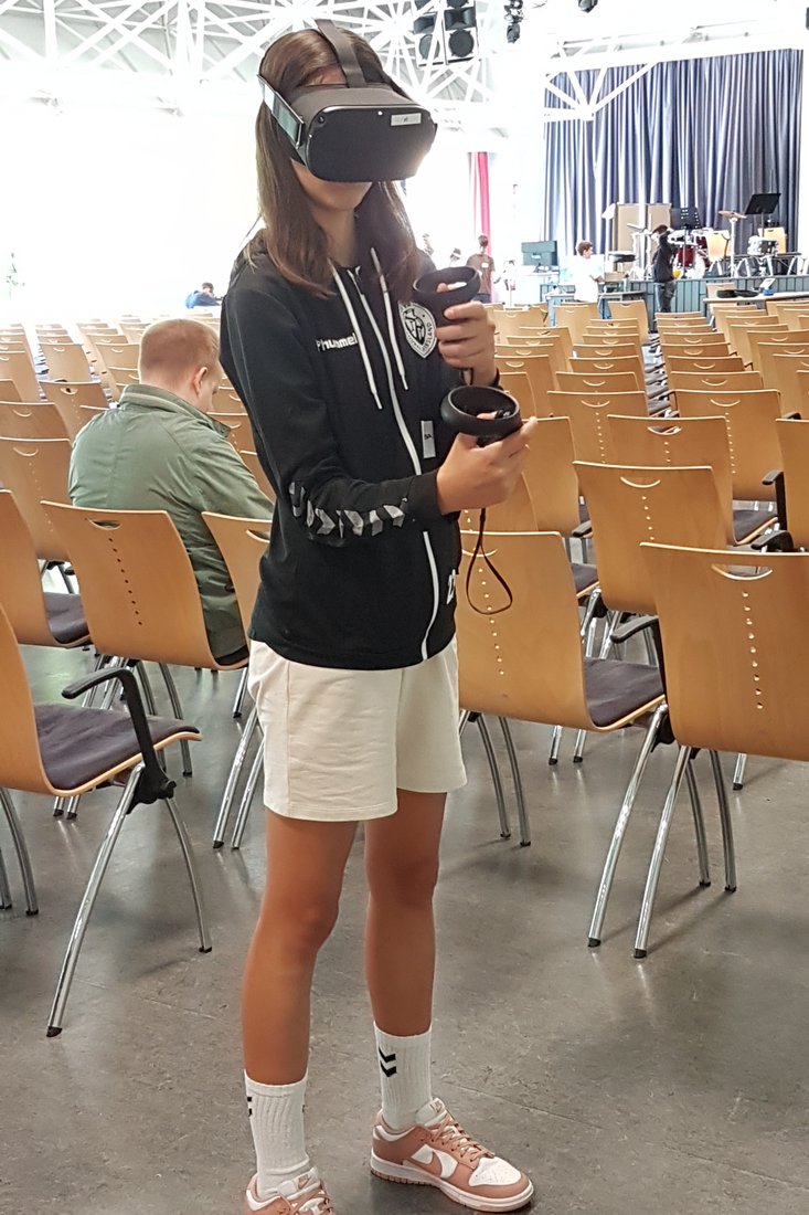 Workshop "Virtuelle Welten" (Foto: Anka Albrecht, Jade HS)