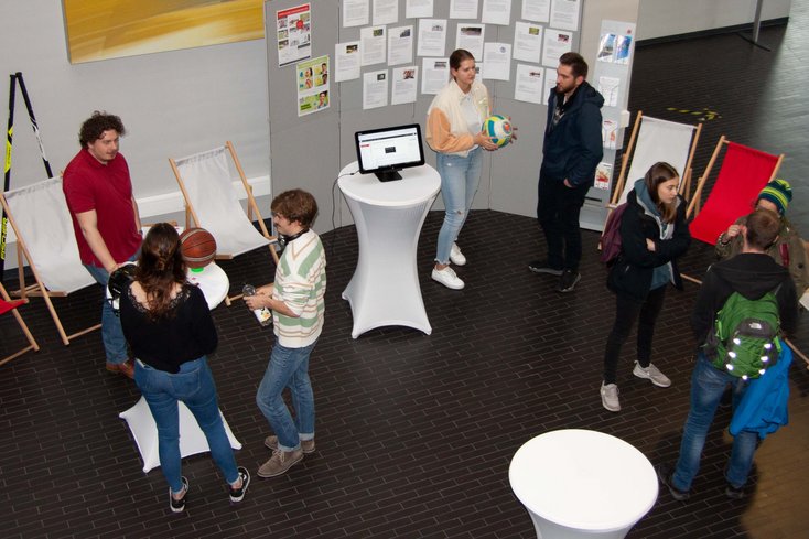 Der Stand des Teams vom Hochschulsport 