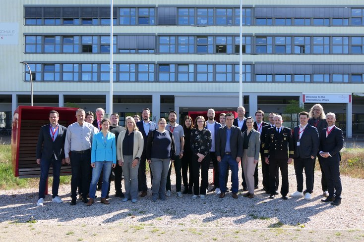 Teilnehmer_innen des Expertenkreises Cybersicherheit im Weltraum (Foto: Jade HS/Anika Holzwarth)