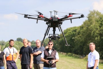 Befliegung des Aper Tiefs mittels Drohne