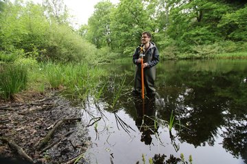 Topographische Aufnahme der Ahlhorner Fischteiche