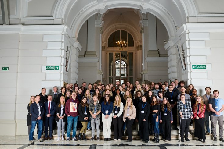 Teilnehmenden und Lehrenden des DIGITAL DECATHLON (Foto: Maciej Stępnik / Politechnika Warszawska)